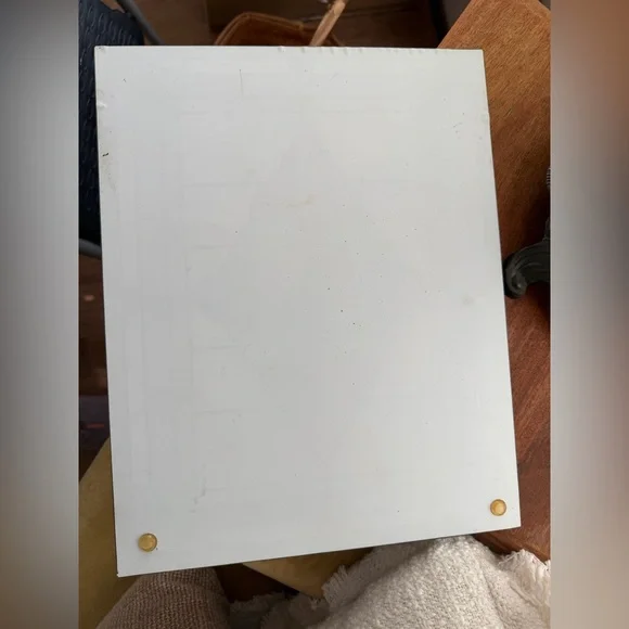 Vintage Glass Cutting Board. Tempered Glass Faux Stained Glass Trivet. 12x15 - Picture 8 of 8